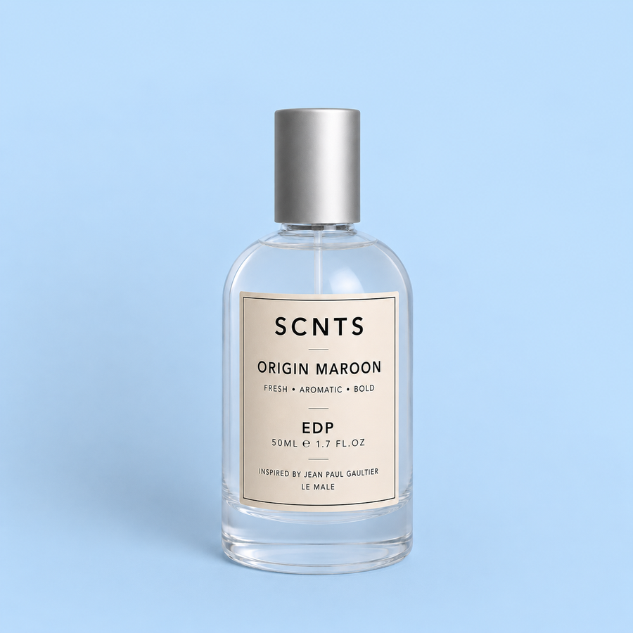 SCNTS Origin Maroon 50ml EDP bottle