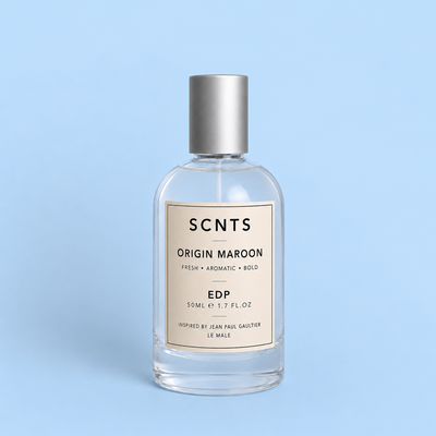 SCNTS Origin Maroon 50ml EDP bottle